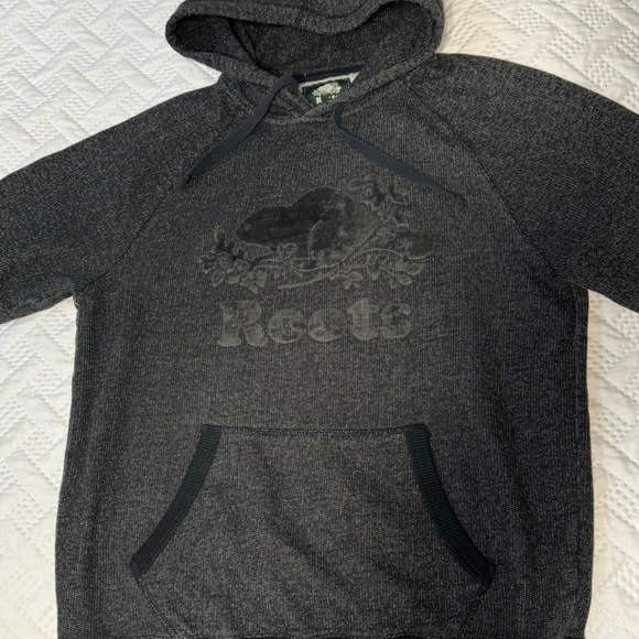 Roots Kanga Salt Pepper Hoodie Sweatpants Track Suit 2 Piece Set Mens Small - Picture 7 of 11